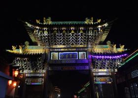 古建筑亮化工程 古建筑亮化工程